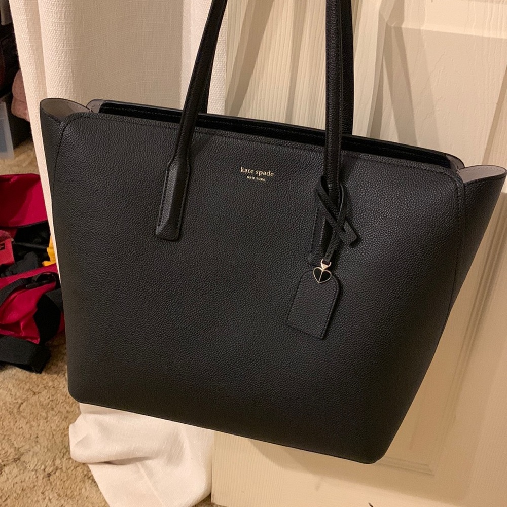 Kate spade black tote bag